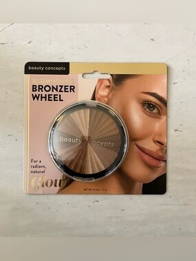 Beauty Concepts Illuminating Bronzer Wheel for Radiant Healthy Natural Glow
